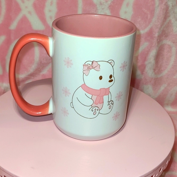 Pink bear mug - Picture 3 of 5